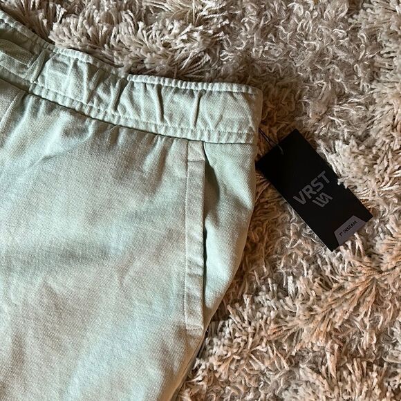 New VRST Mens 2XL washed filled terry muted mint shorts - Picture 4 of 8